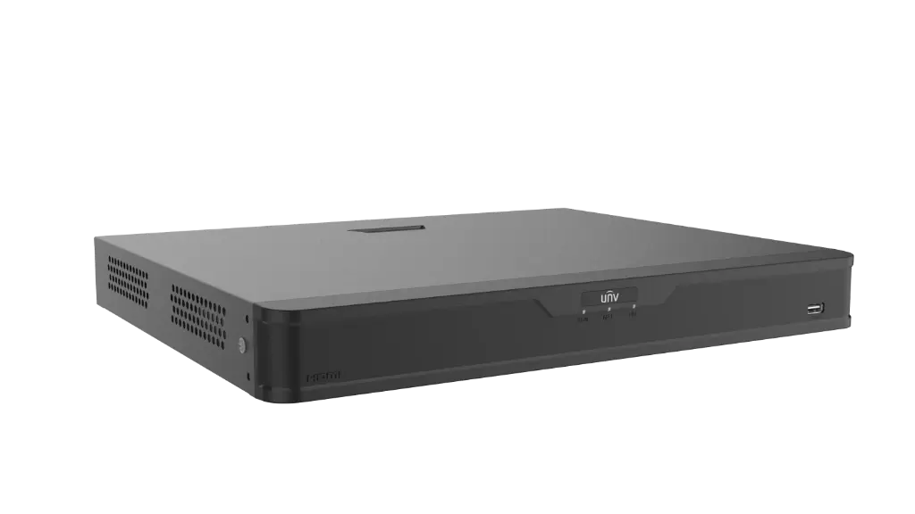 Uniview 2HDD 16-ch 1U Network Video Recorder Up to 12MP resolution recording