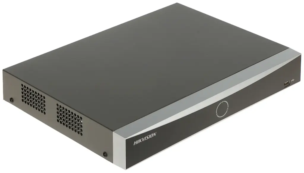 Hikvision 8-ch PoE 1U (K Series AcuSense) 4K NVR Up To 80 Mbps incoming Bandwidth