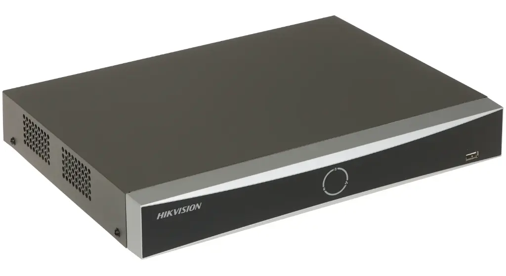 Hikvision 2HDD 32-ch With 16-ch PoE 1U (K Series AcuSense) 4K NVR Up To 256 Mbps incoming Bandwidth