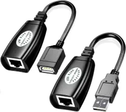 [RJ45 Extension Adapter] RJ45 Extension Adapter USB Male To RJ45 + USB Female USB - Up To 150ft Length
