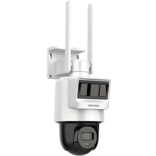 [DS-2DE2C200IWG-K/4G/C05S10] Hikvision 2MP Pro Solar-powered Security PT Camera Setup Two-Way Audio And Audio Alarm