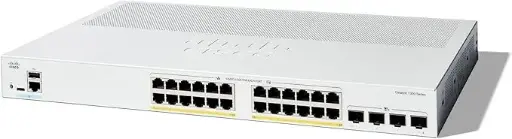 [C1300-24P-4X] Cisco Catalyst 1300-24P-4X Managed Switch, 24 Port GE, PoE, 4x10GE SFP+, Limited Lifetime Protection (C1300-24P-4X)