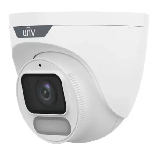 [IPC3622LE-ADF28K-WP] Uniview 2MP ColorHunter Wise-ISP Fixed Warm Light Turret Network Camera Built-in Mic