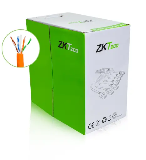 [XL600-C-L56] ZKTeco XL600-C-L56 CAT 6 Network Twisted Pair Cable Orange 305M